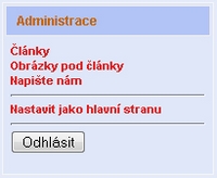 administra�n� menu